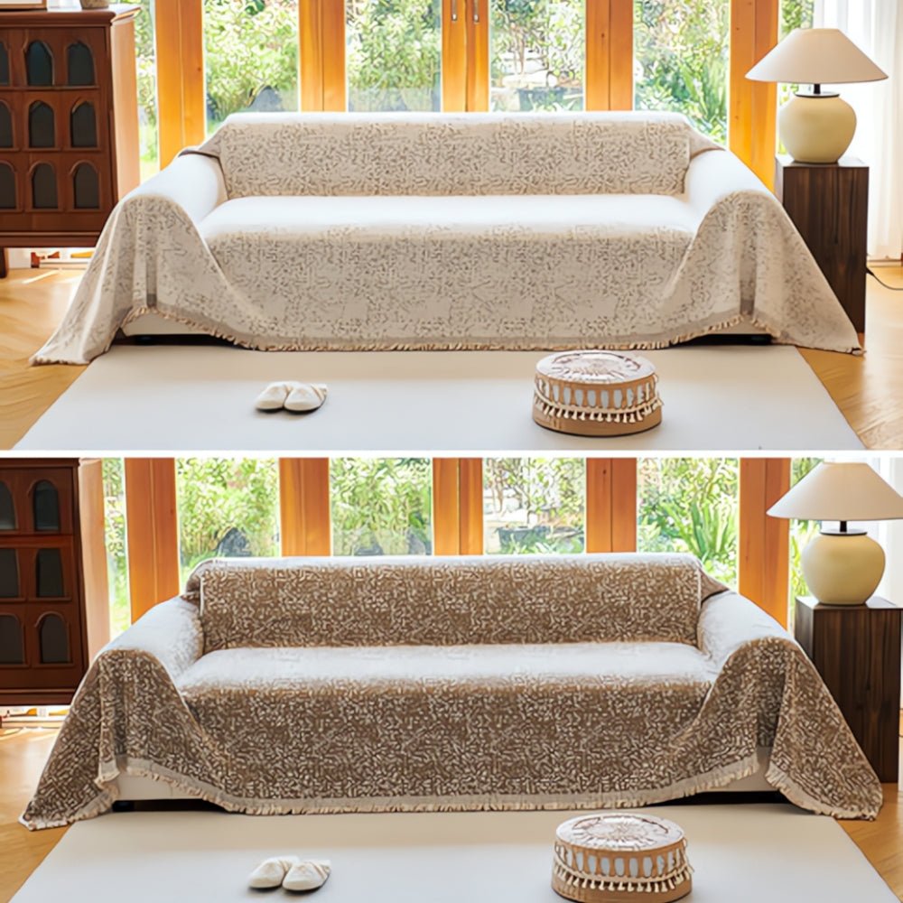 BowLift | CozyNest – Reversible Microfiber Sofa Cover, Non-Slip and Easy Care