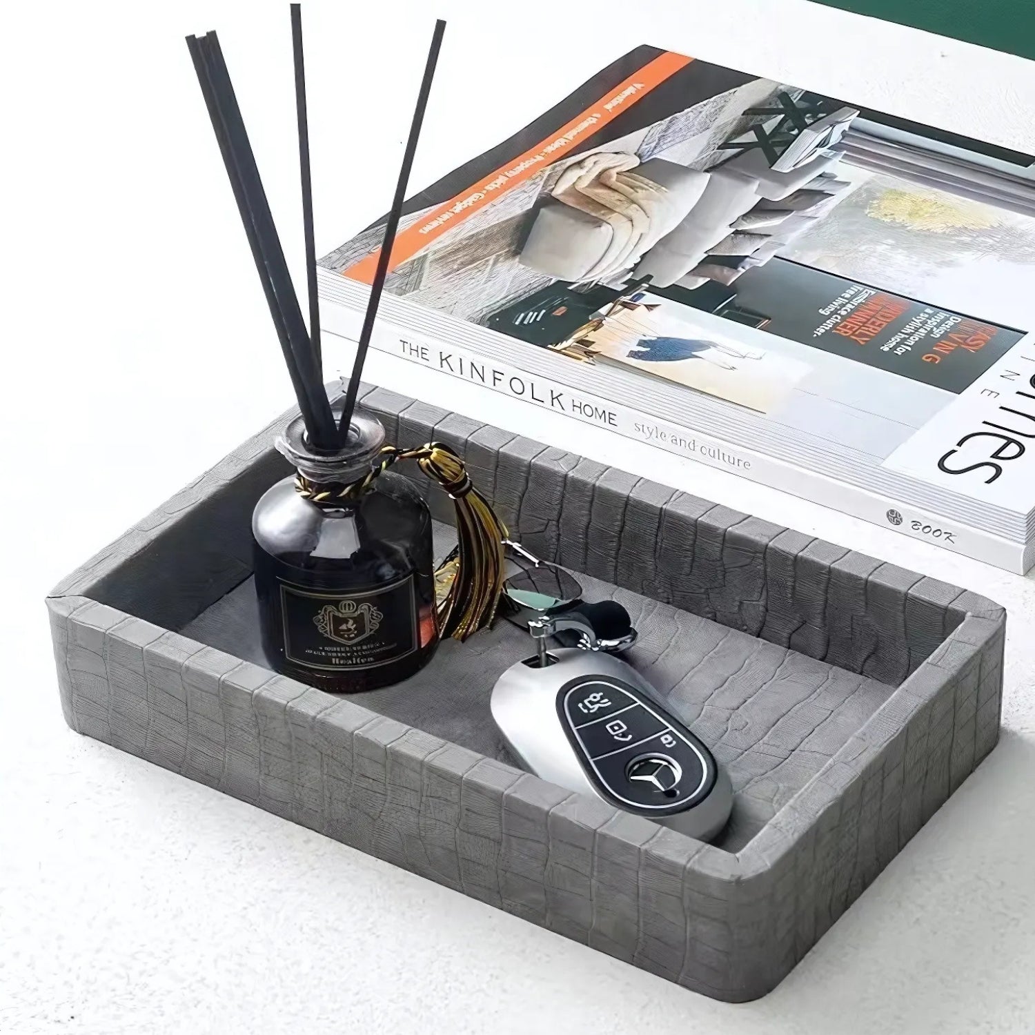 BowLift | Croc Luxe Organiser Tray Box