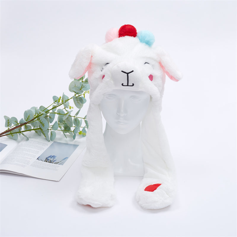 BowLift | BunnyBounce Plush Hat with Moving Ears for Kids & Adults