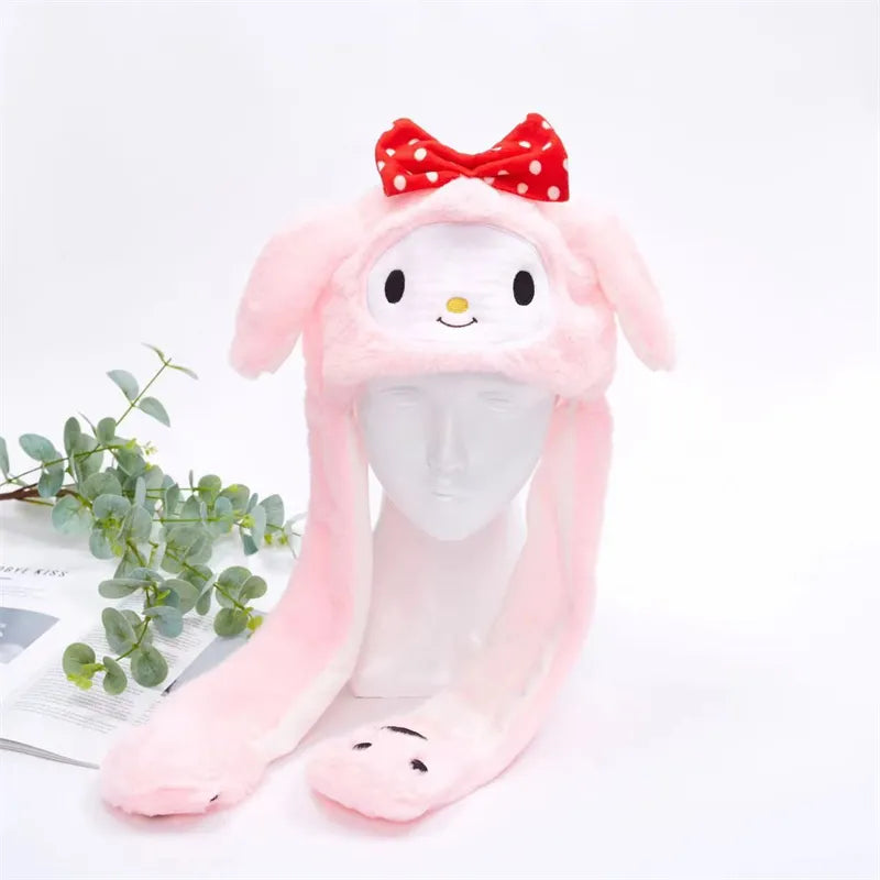 BowLift | BunnyBounce Plush Hat with Moving Ears for Kids & Adults