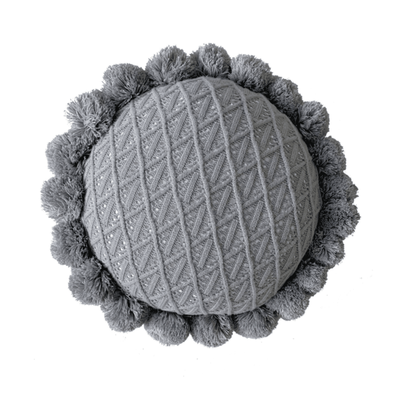 BowLift | Sweet Pom Pom Tassel Round Cushion