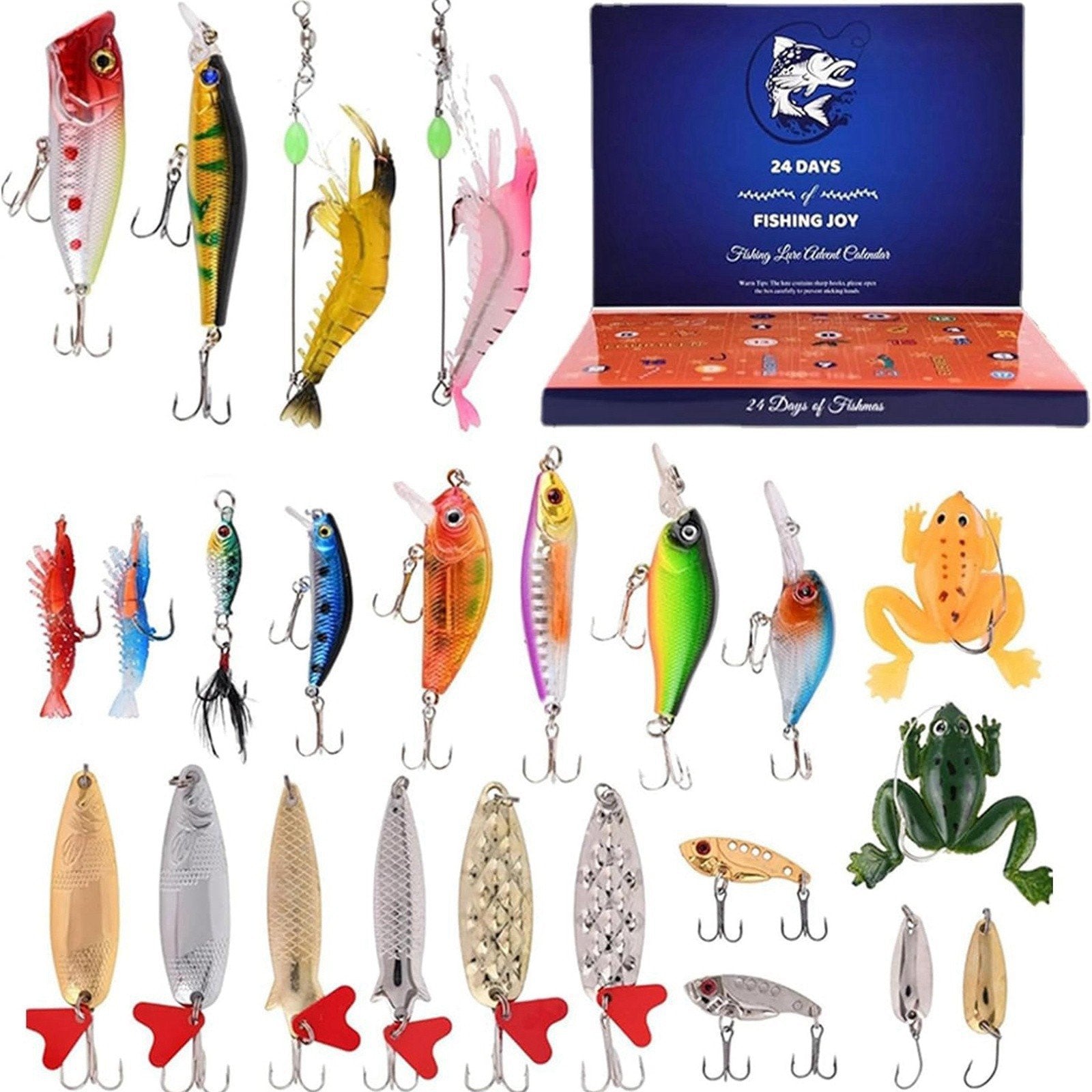 BowLift | 24 Days Christmas Countdown Fish Tackle Set