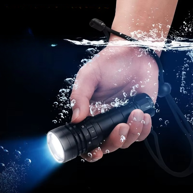 BowLift | High Lumen Scuba Diving Flashlight 3000lm Waterproof Magnetic Ring Torch