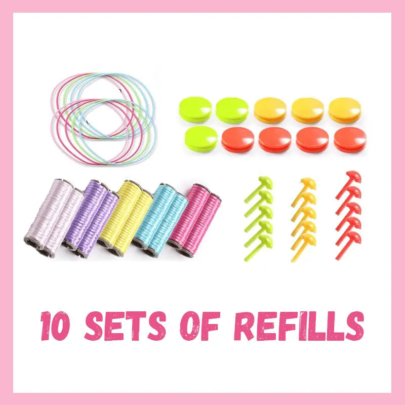 BowLift | Hand rope braided set – Creative bracelet craft set for children