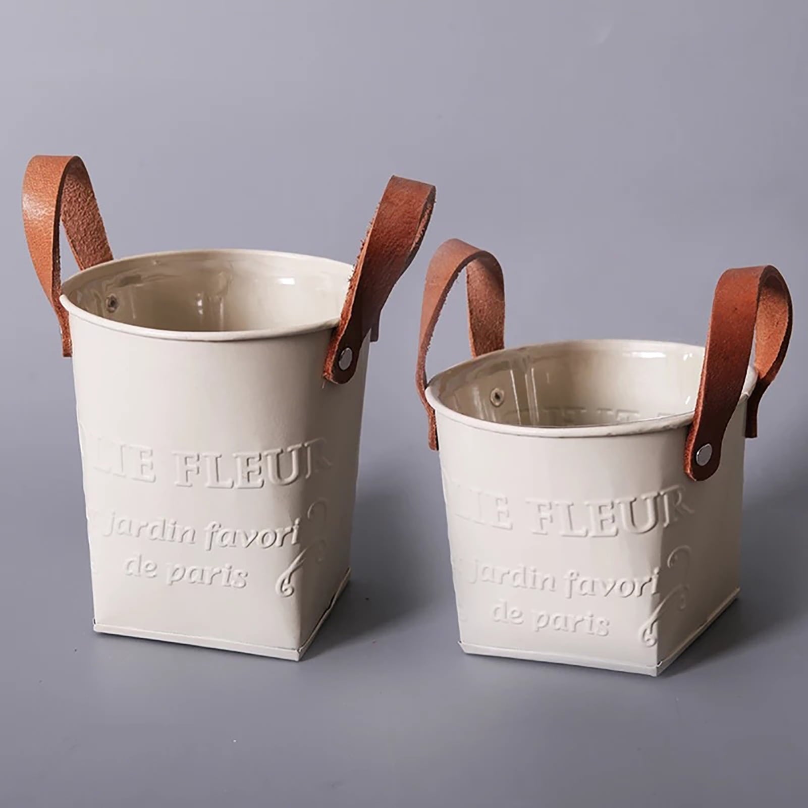 BowLift | Decorative plant pots with leather handles – flower pots for home and garden