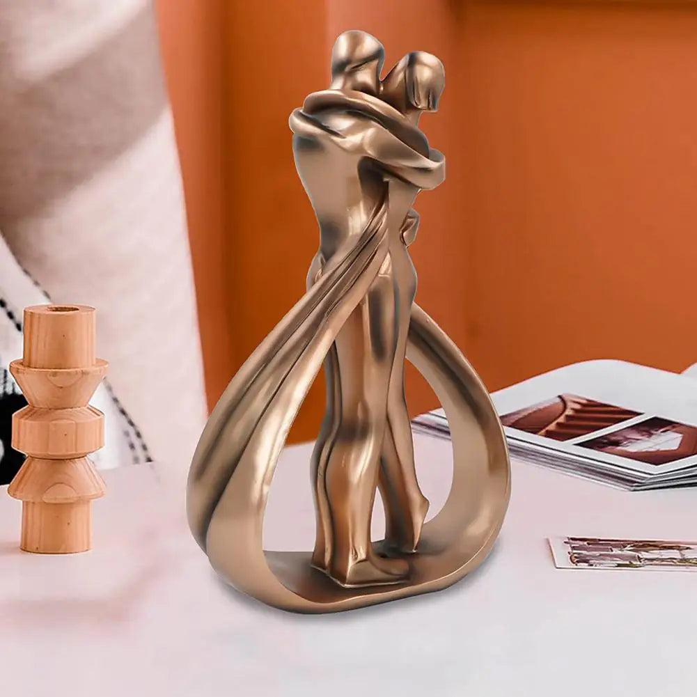 BowLift | Decorative Sculpture of Embracing Figures - Seraphina