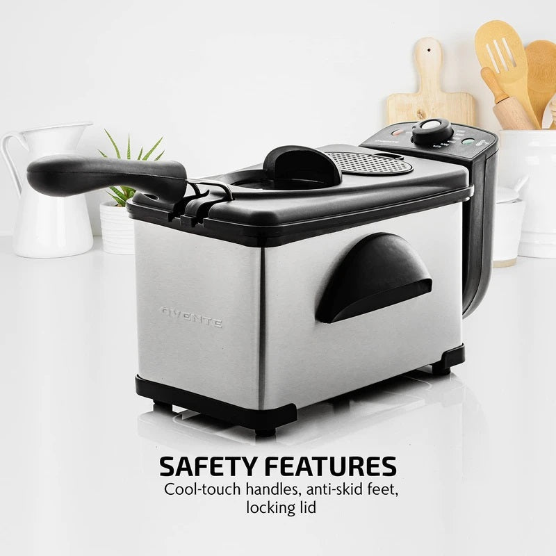 BowLift | 2L Electric Deep Fryer with Adjustable Temperature Control