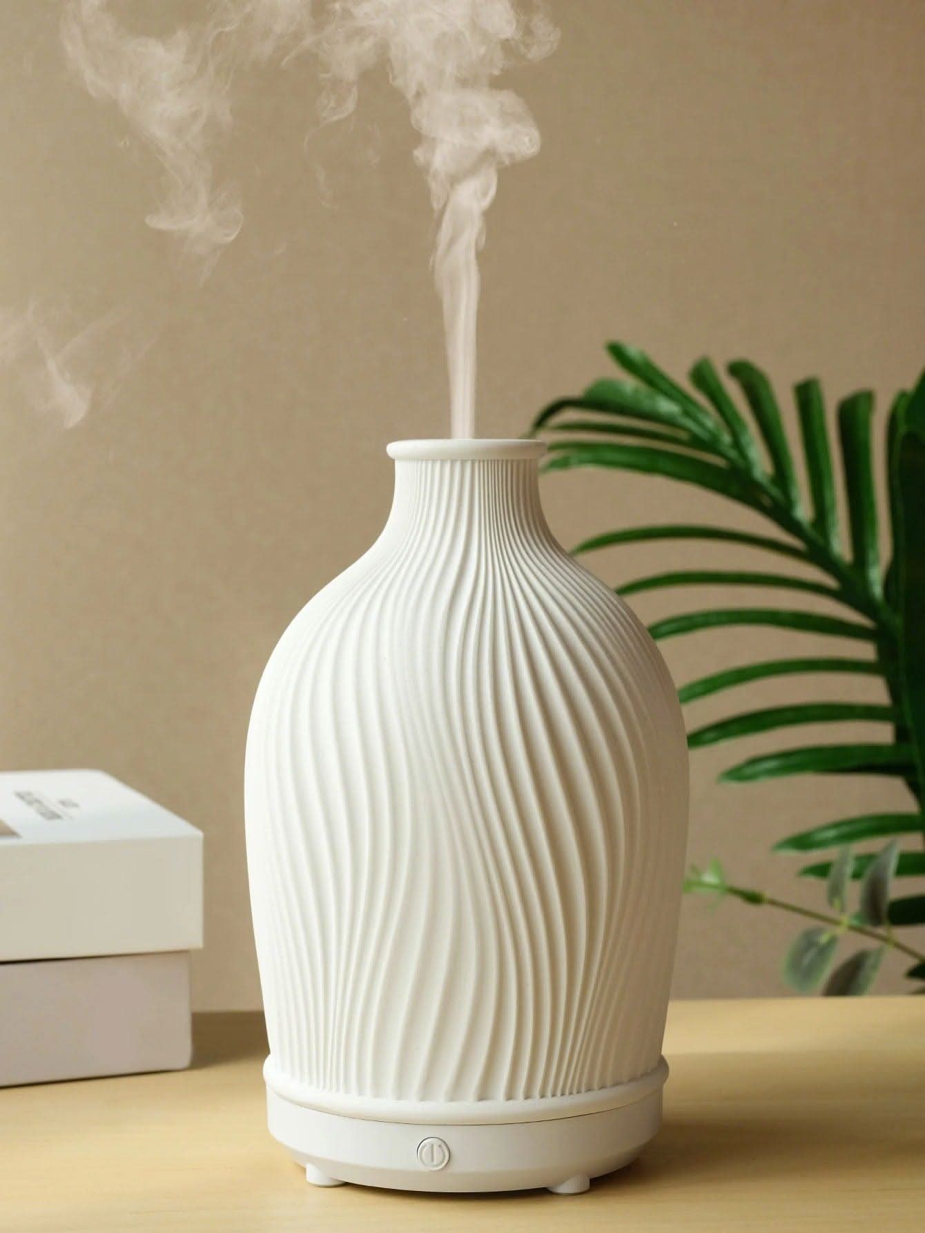 BowLift | Boho Vase Essential Oil Humidifier – Polyresin Ultrasonic Diffuser