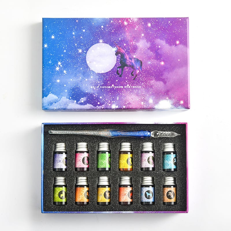 BowLift | Calligraphy Glass Dip Pen Ink Set