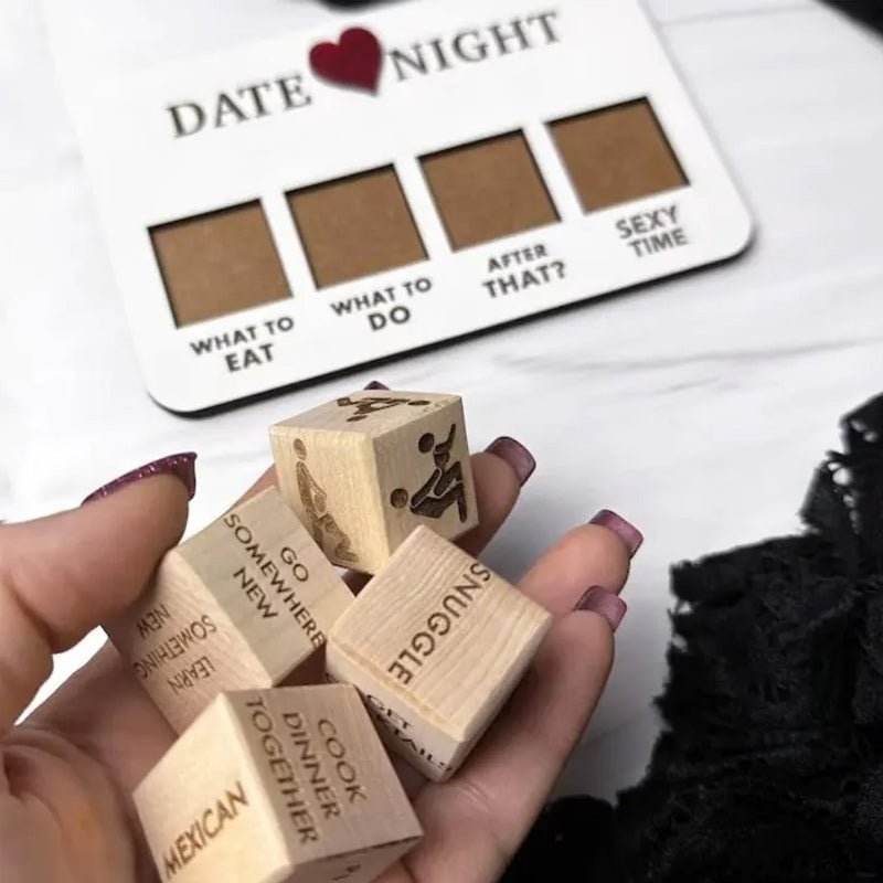BowLift | AmoréLuxe Date Night Dice | Fun relationship dice game for couples and romantic evenings