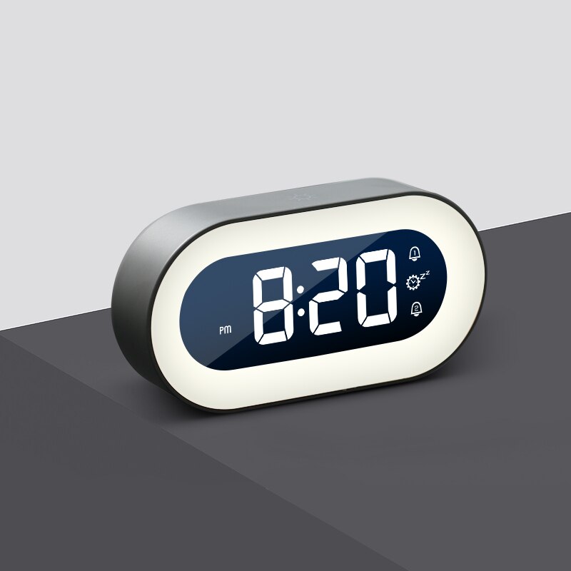 BowLift | Digital Alarm Clock with Nightlight – Lumino