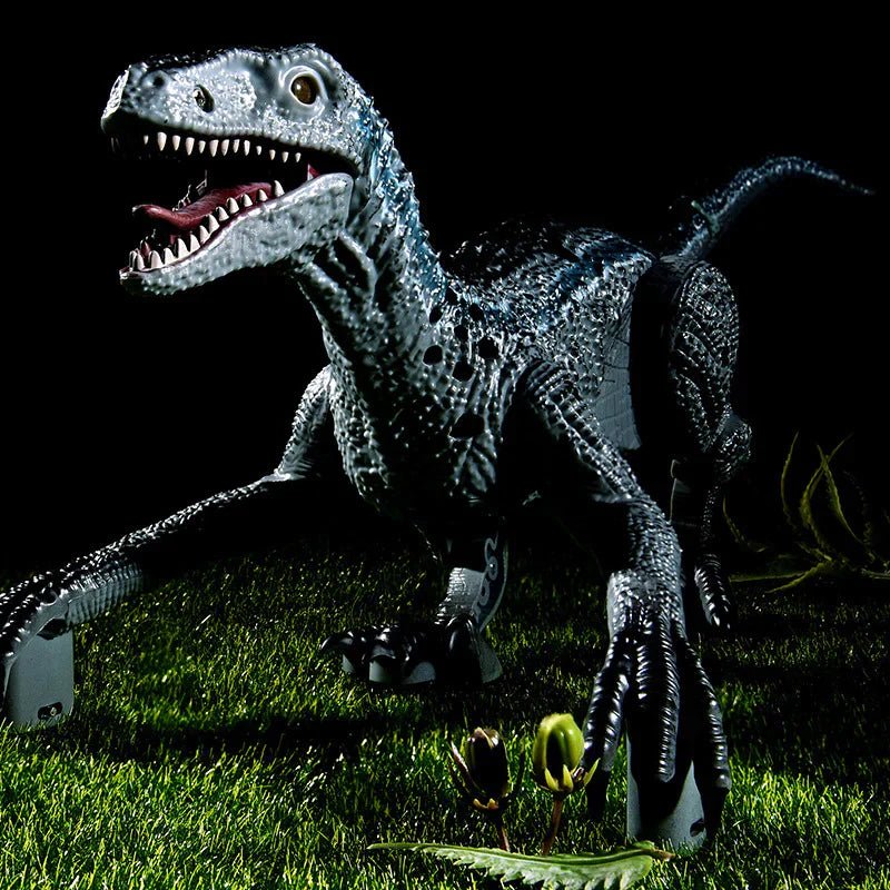 BowLift | Dinorex – Movable Velociraptor with light & sound for dino adventures