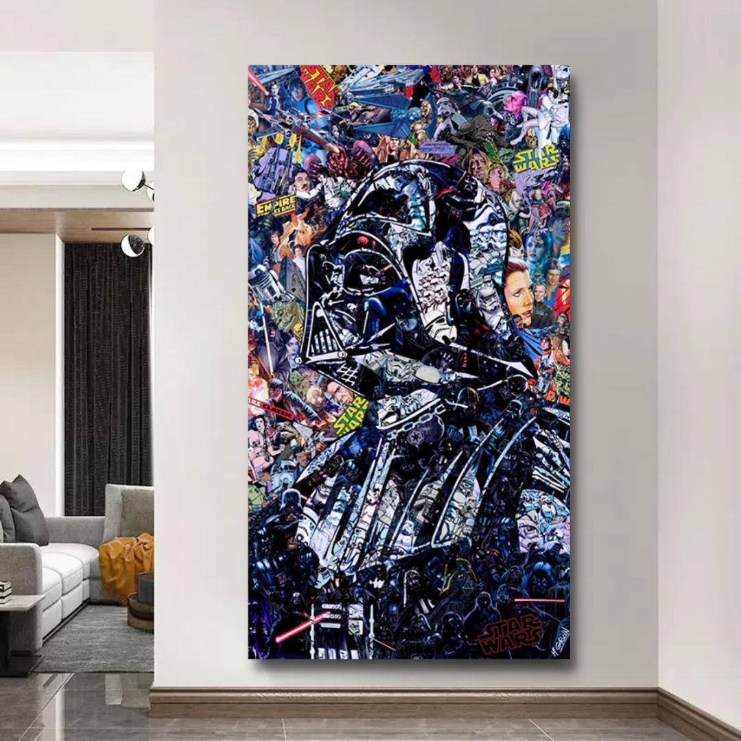 BowLift | Disney Star Wars Poster Darth Vader Canvas Wall Art - Wall Decoration - Famous Wall Art