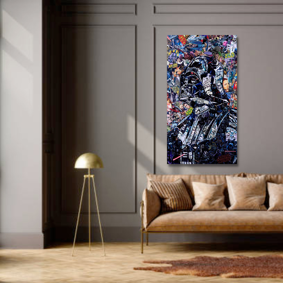 BowLift | Disney Star Wars Poster Darth Vader Canvas Wall Art - Wall Decoration - Famous Wall Art