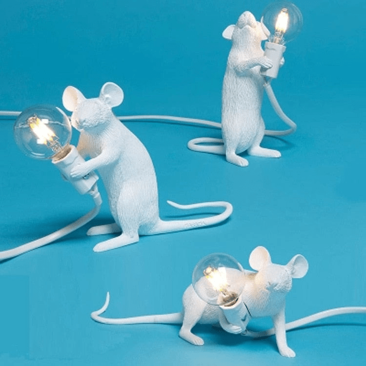 BowLift | Doctor Mousey – Original Designer Mouse Lamp for Tabletop or Shelf
