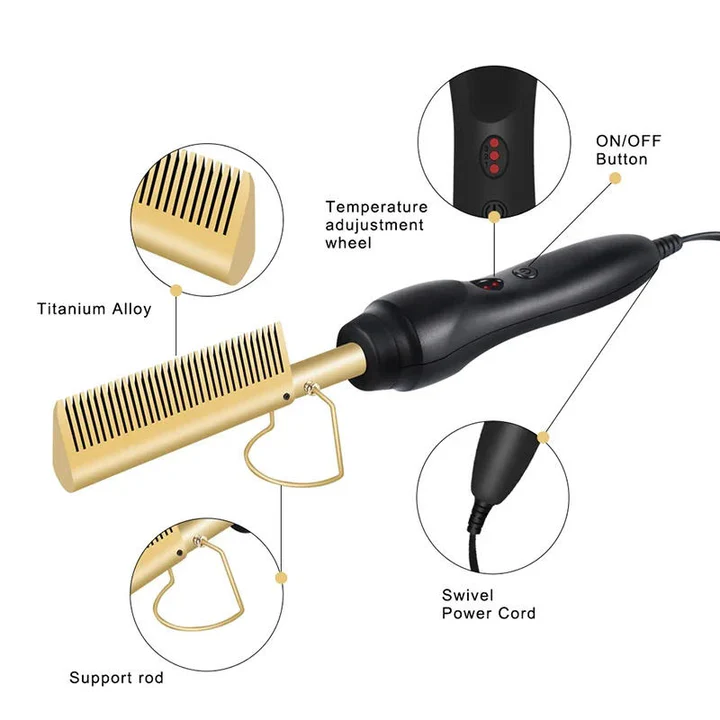 BowLift | Hot Comb for Thick and Coarse Hair