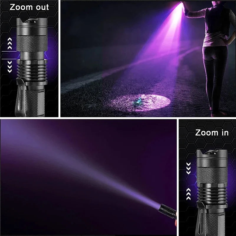BowLift | LED UV Flashlight - Ultraviolet Inspection Lamp for Pet Urine and Stain Detection