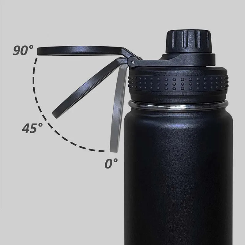 BowLift | Insulated Stainless Steel Water Bottle with Phone Holder – 750ml