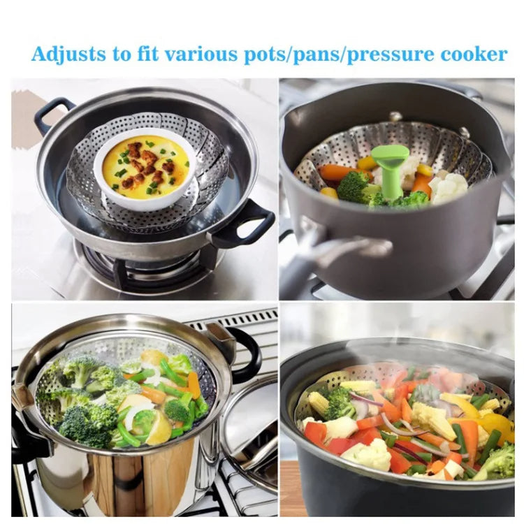 BowLift | 9-inch Stainless Steel Lotus Food Steamer