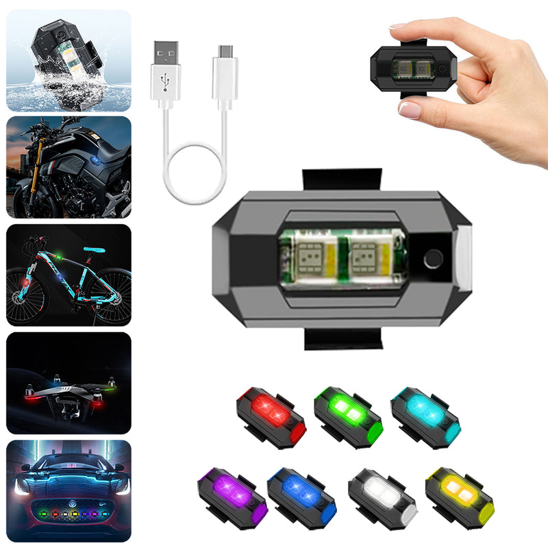 BowLift | 7 Colors LED Aircraft Strobe Lights & USB Charging