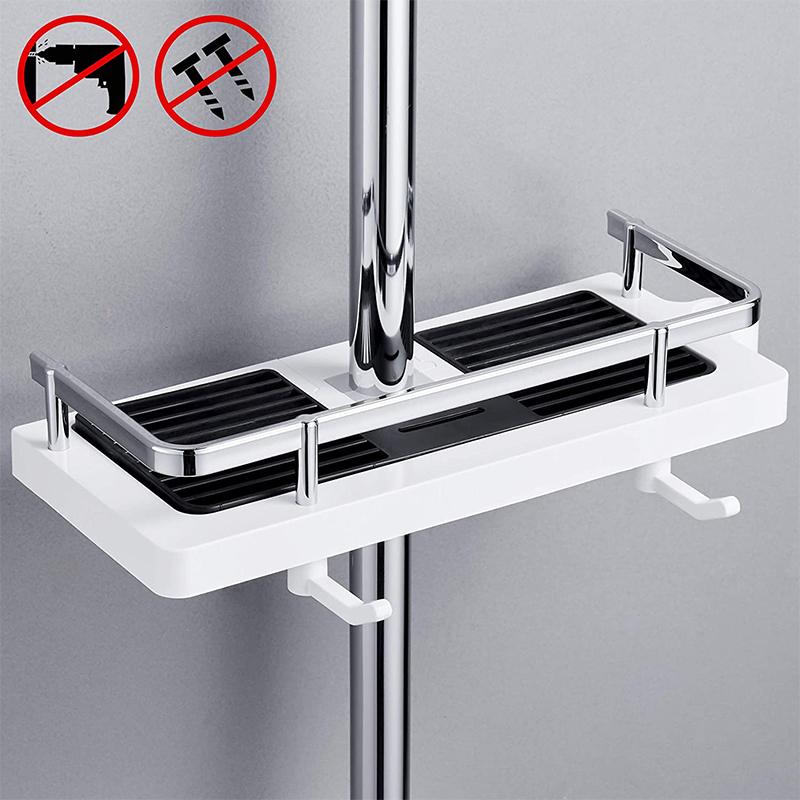BowLift | BathBuddy | No-Drill Shower Shelf – Space-Saving Bathroom Storage