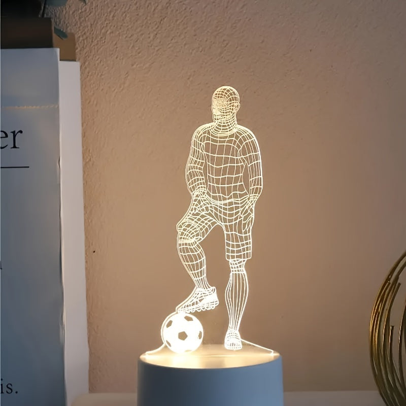 BowLift | Soccer Player 3D Lamp – For a sporty atmosphere