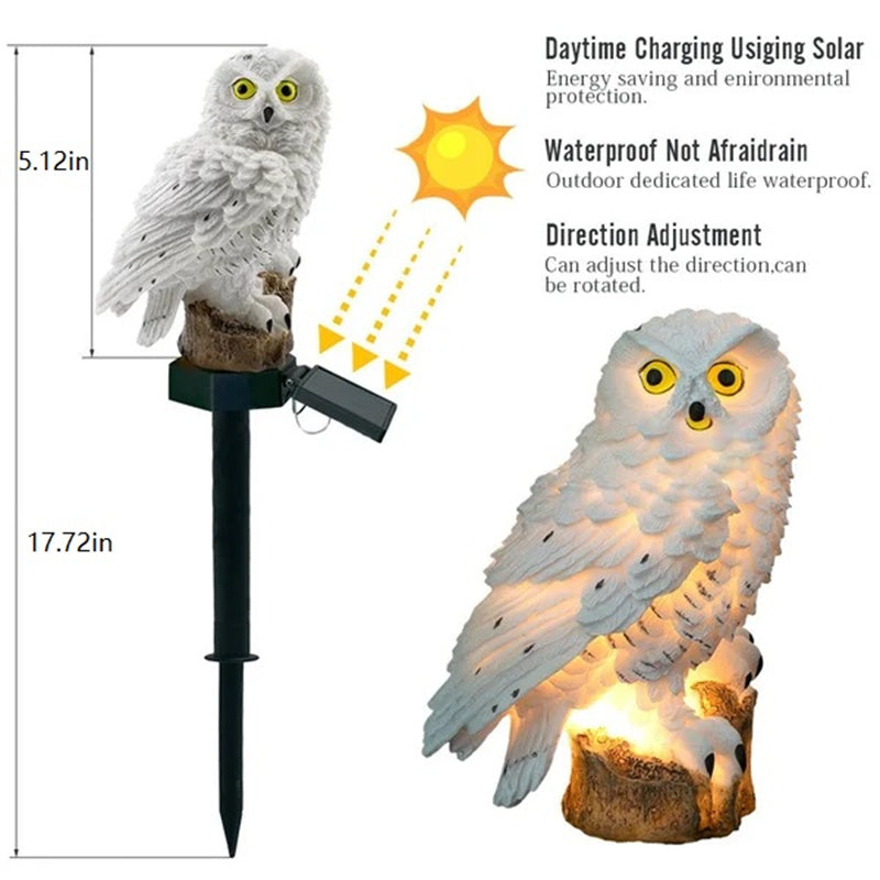 BowLift | Eagle Figure Garden Solar Post