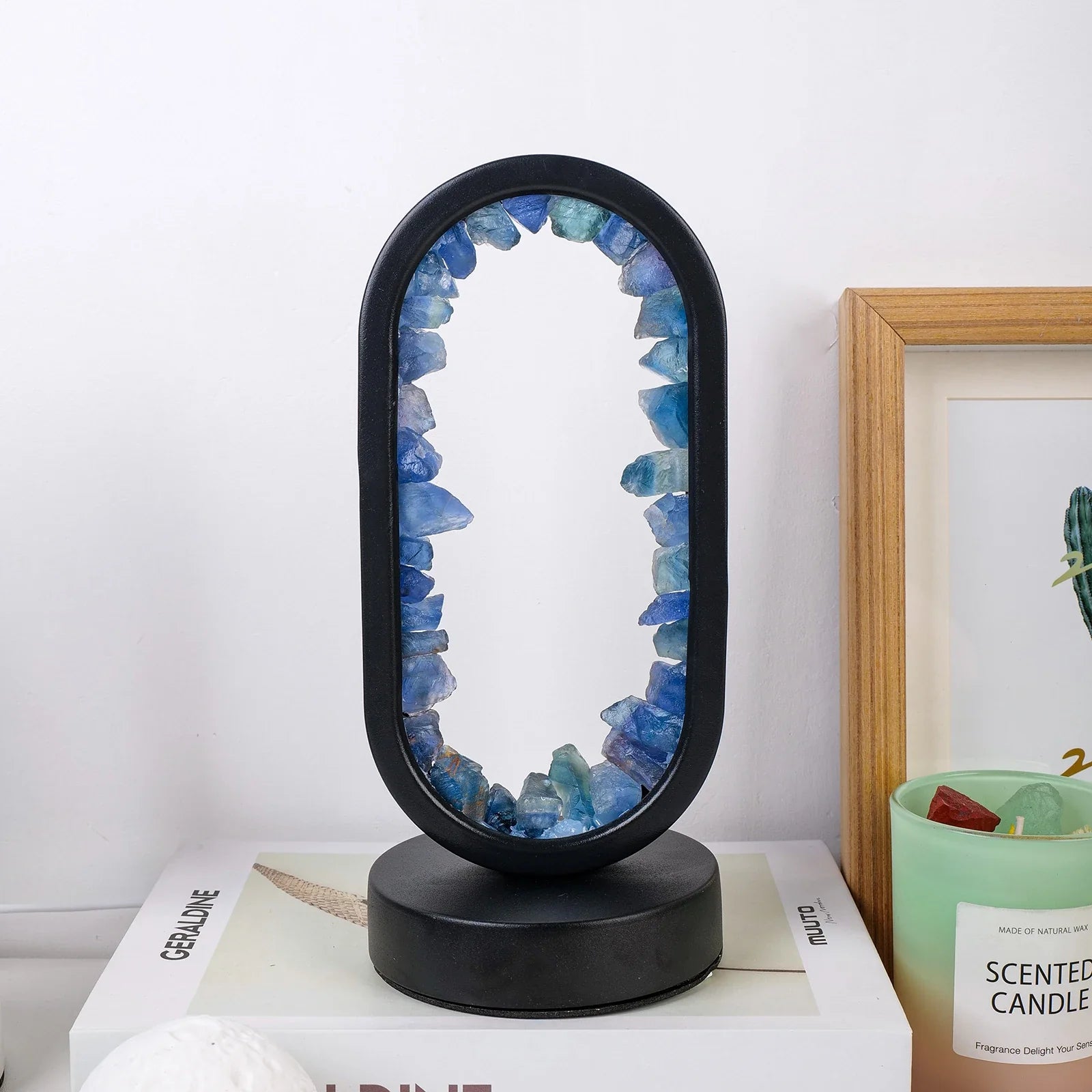 BowLift | CrystalGlow – Handmade amethyst atmospheric lamp for relaxation and peace