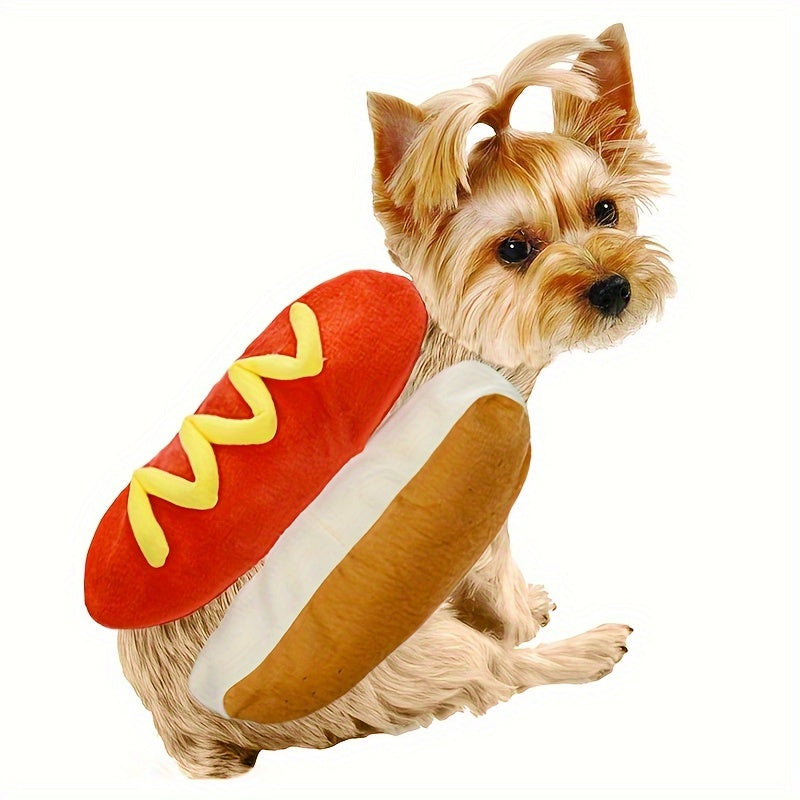 BowLift | Funny Plush Dog Halloween Costume | Hot Dog Design