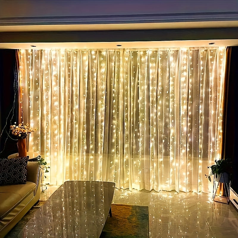 BowLift | Fairy Lights Curtain Warm White LED USB Set