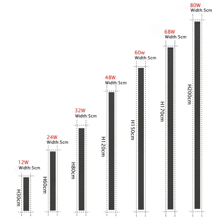 BowLift | Linear black minimalist LED outdoor wall light