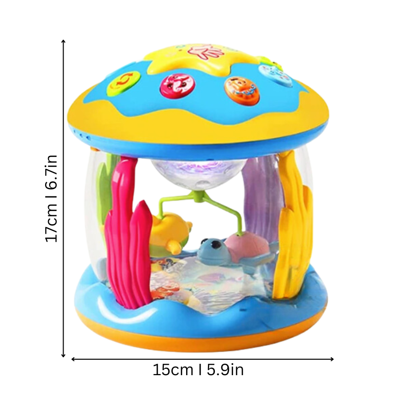 BowLift | Baby Musical Toy Colourful Plastic Light-Up Dome