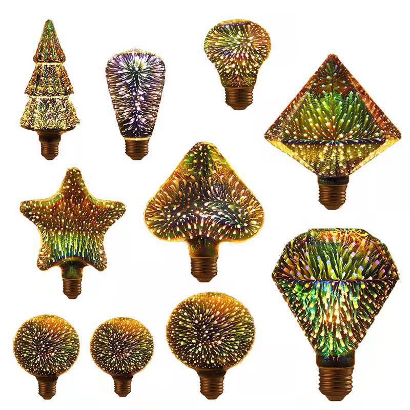 BowLift | 3D Fireworks LED Light Bulb