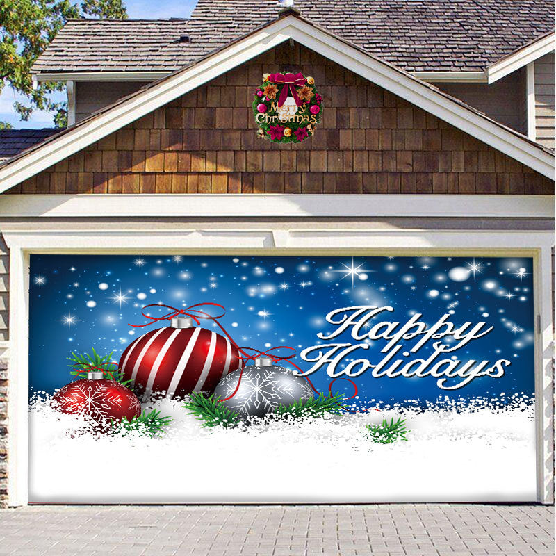 BowLift | Christmas Carsge Door Banner Ornament