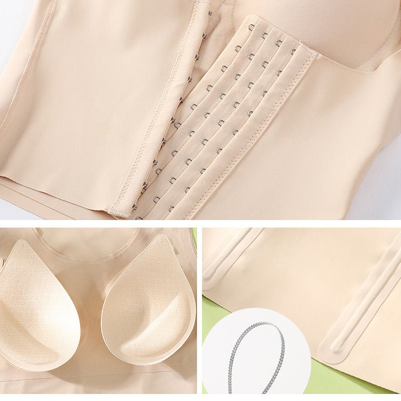 BowLift | 3-in-1 Waist Buttoned Bra Shapewear