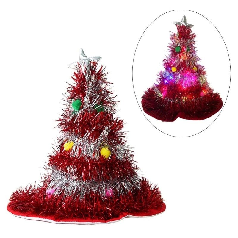 BowLift | Festive Christmas Tree Hat - Holiday Theme Hat, Santa Hats