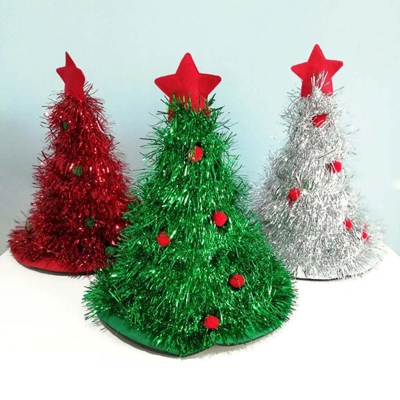 BowLift | Festive Christmas Tree Hat - Holiday Theme Hat, Santa Hats