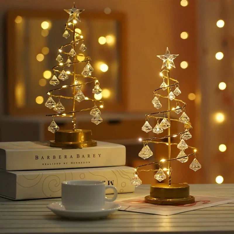 BowLift | Christmas Table Lamp with LED Spiral Design