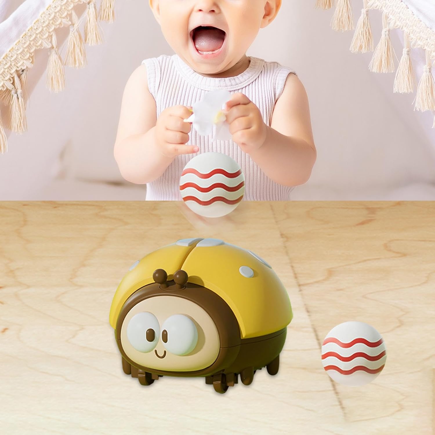 BowLift | Baby Sensory Floating Ladybird Learning Toy