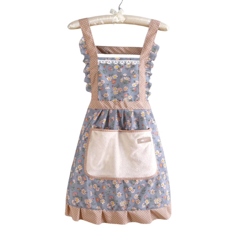 BowLift | Cotton Kitchen Apron Floral Cooking