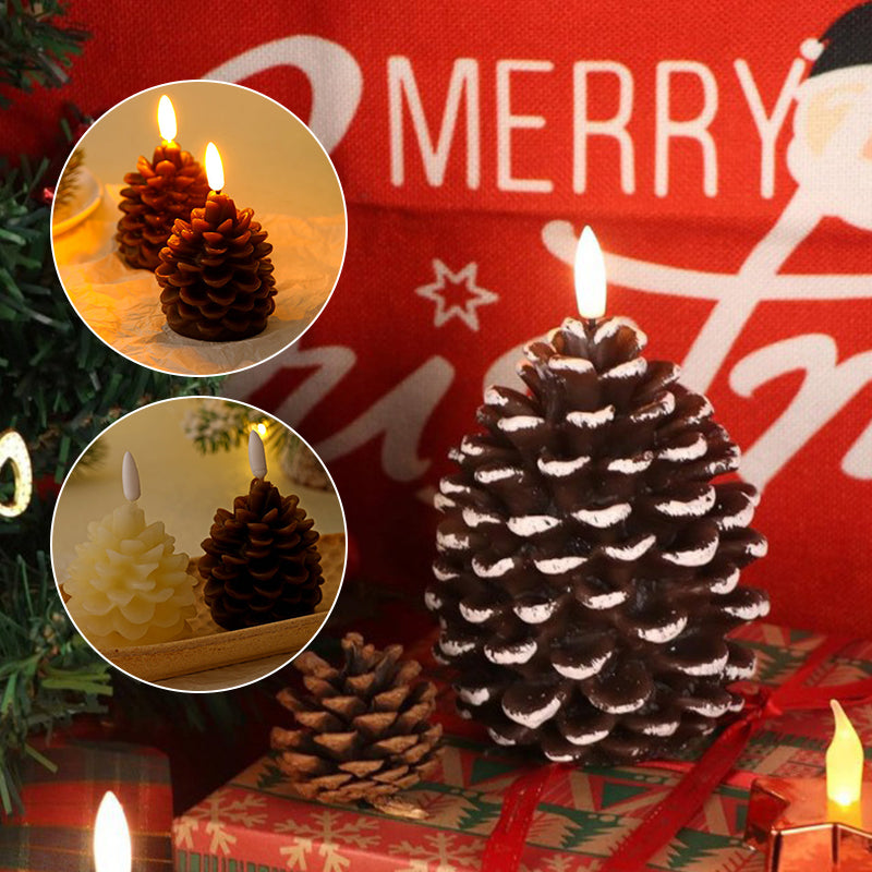 BowLift | Flameless Pine Cone Candles