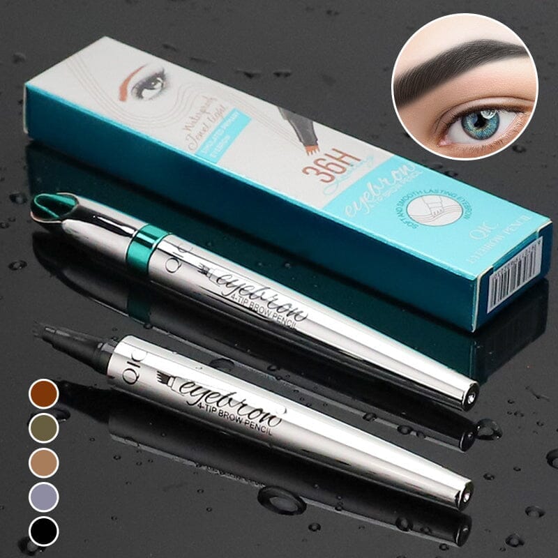 BowLift | 3D waterproof Microblading eyebrow pencil 4 fork tips tattoo pencil