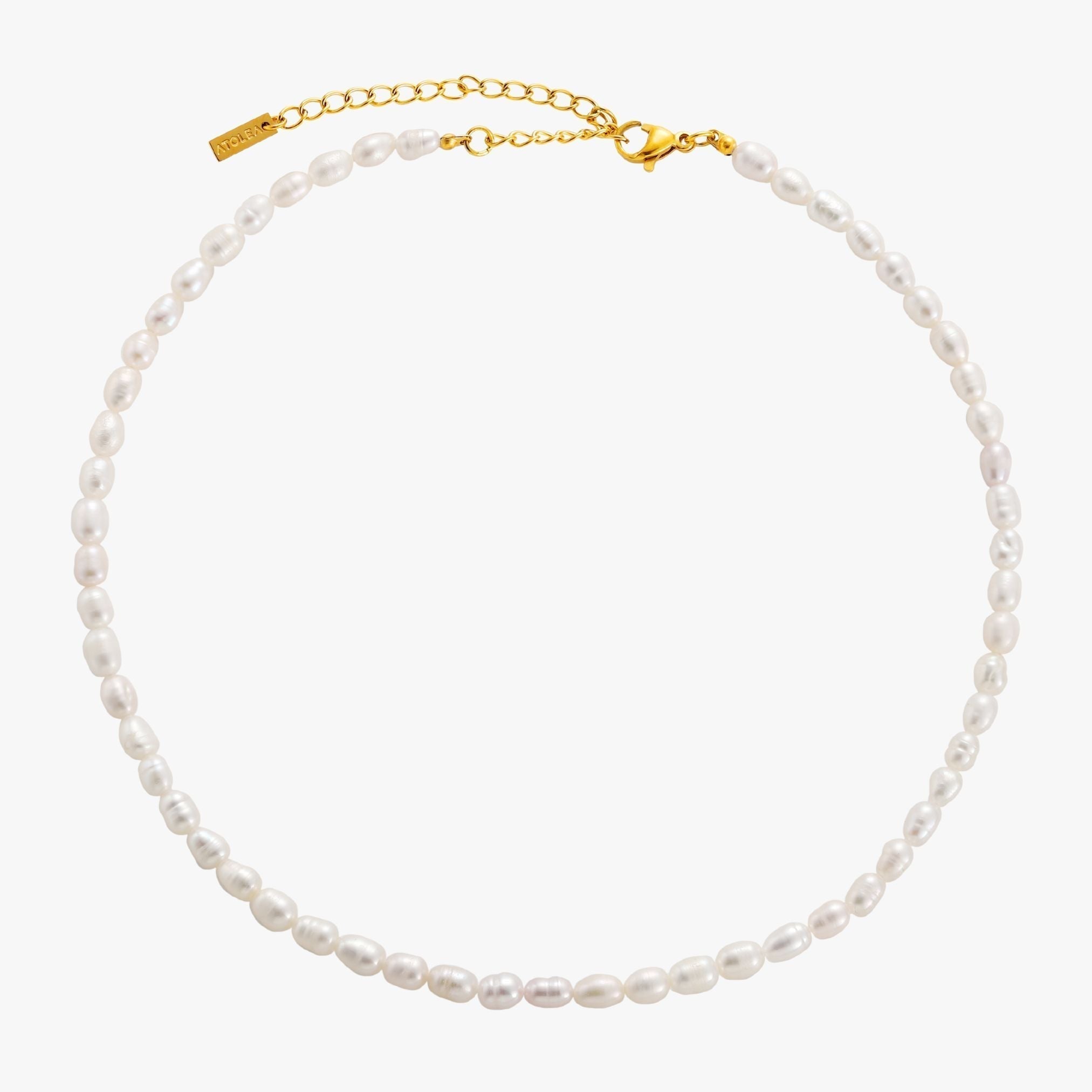 BowLift | Amélie Freshwater Pearl Choker Necklace with 18K Gold Coating