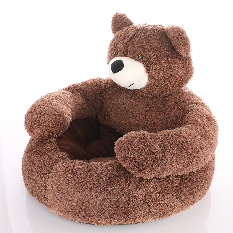 BowLift | Cute detachable cuddly bear cat bed