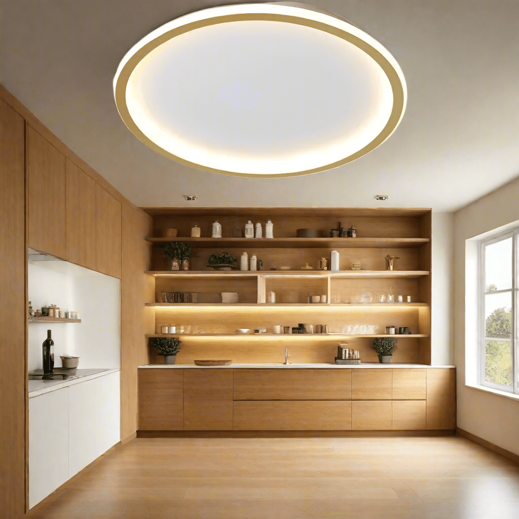BowLift | GLOWLITH – Scandinavian LED Ceiling Lamp for Modern, Glare-Free Lighting