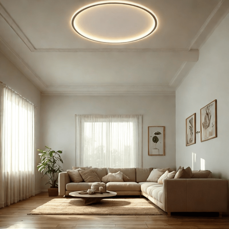BowLift | GLOWLITH – Scandinavian LED Ceiling Lamp for Modern, Glare-Free Lighting
