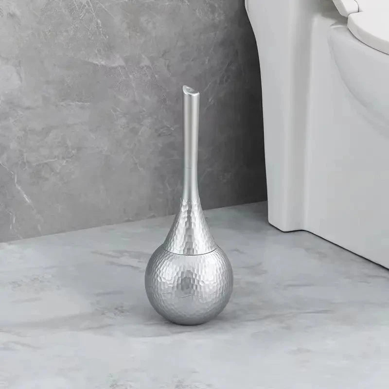 BowLift | GOLDENLUXE – Sculpted Toilet Brush with Elegant Metallic Design for Modern Bathrooms