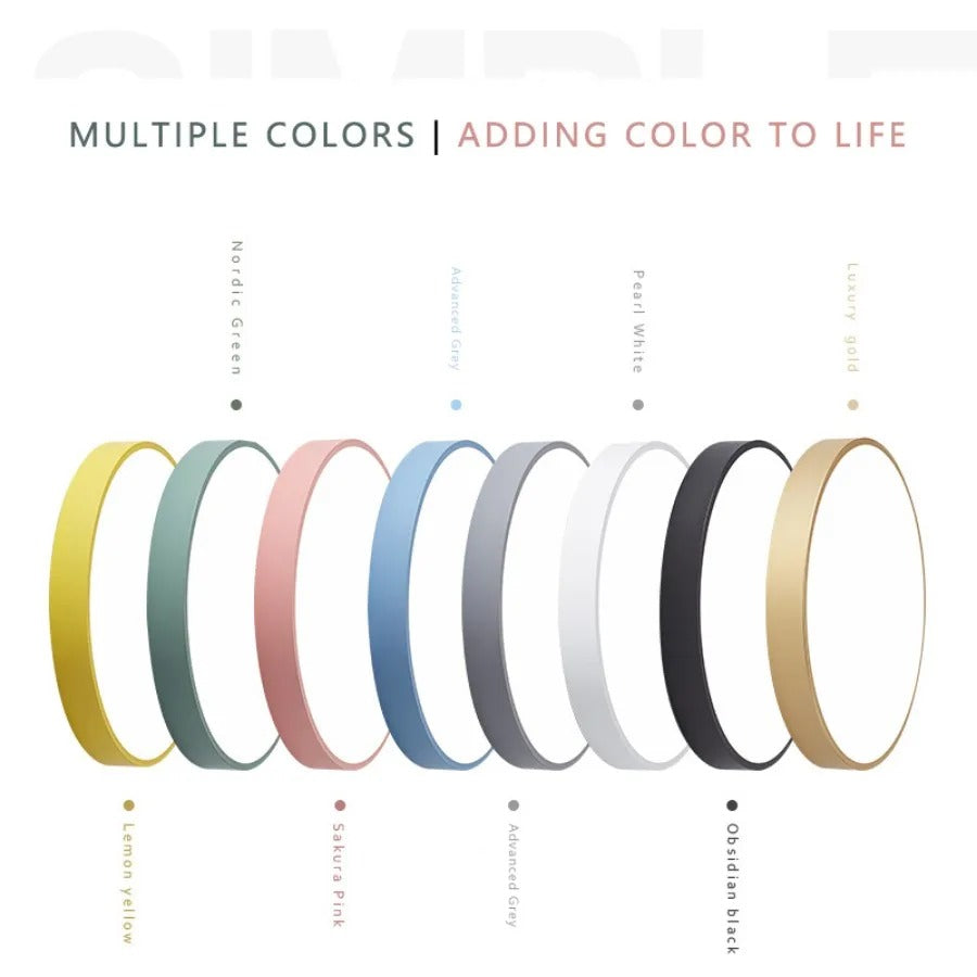 BowLift | Ceiling light wood LED modern flush mount