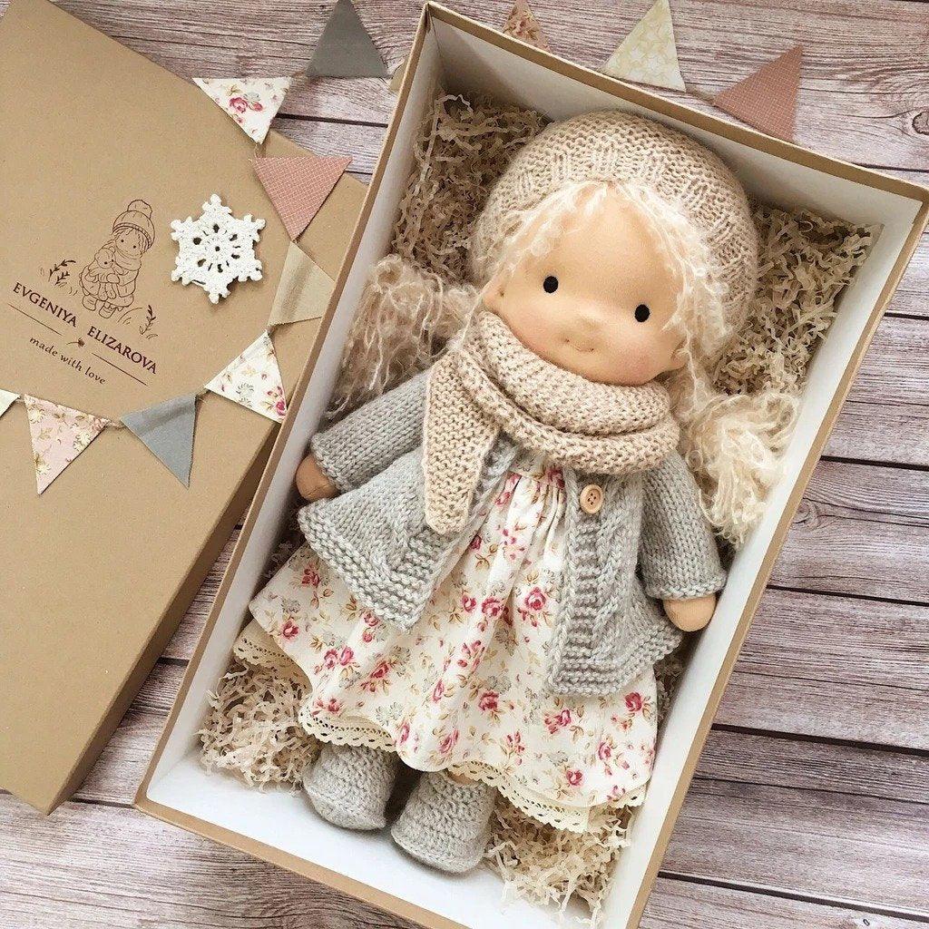 BowLift | Handcrafted Waldorf Cuddle Doll – Poppi