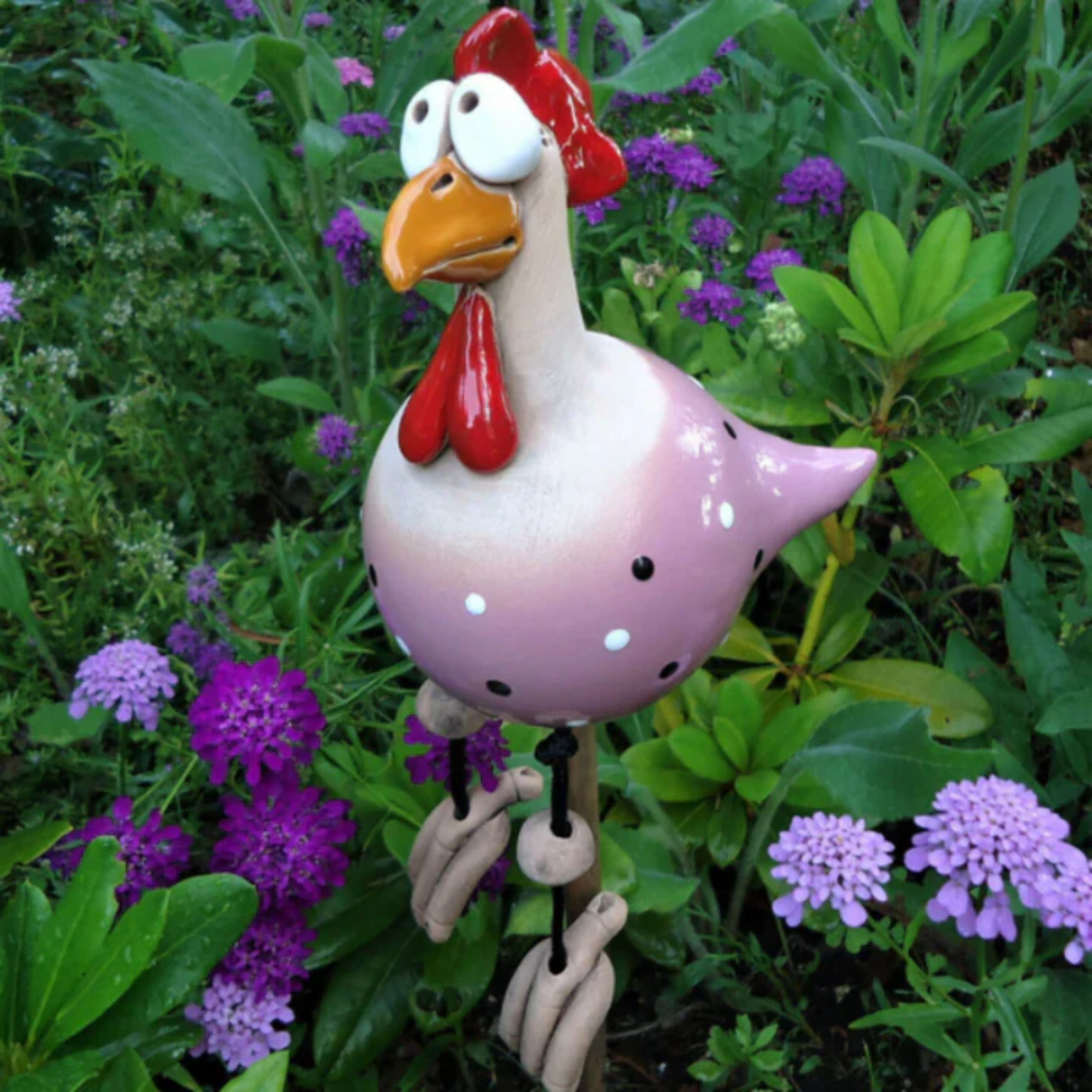 BowLift | Happy Chicken β Colorful Garden Chicken Decoration